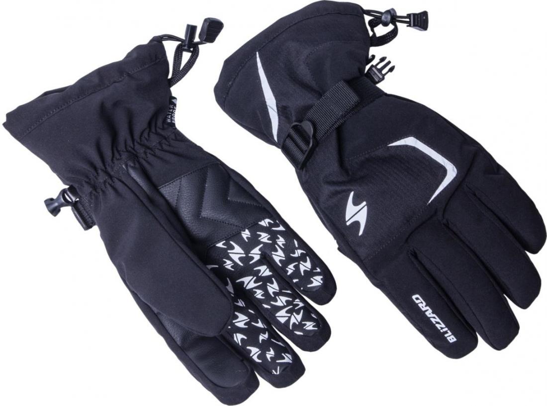 Reflex ski gloves, black/silver