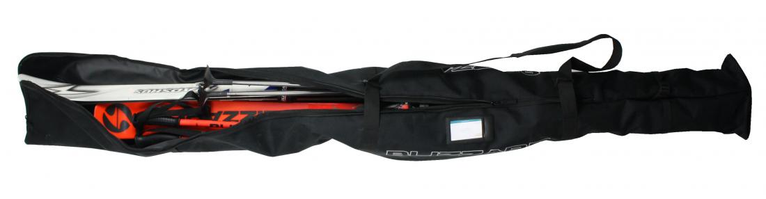 Ski + XC bag for 2 pairs, black, 210 cm