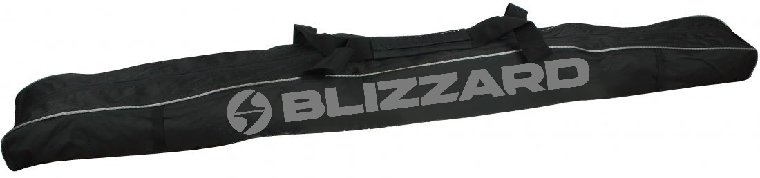 Ski bag Premium for 1 pair, black/silver, 145-165 cm
