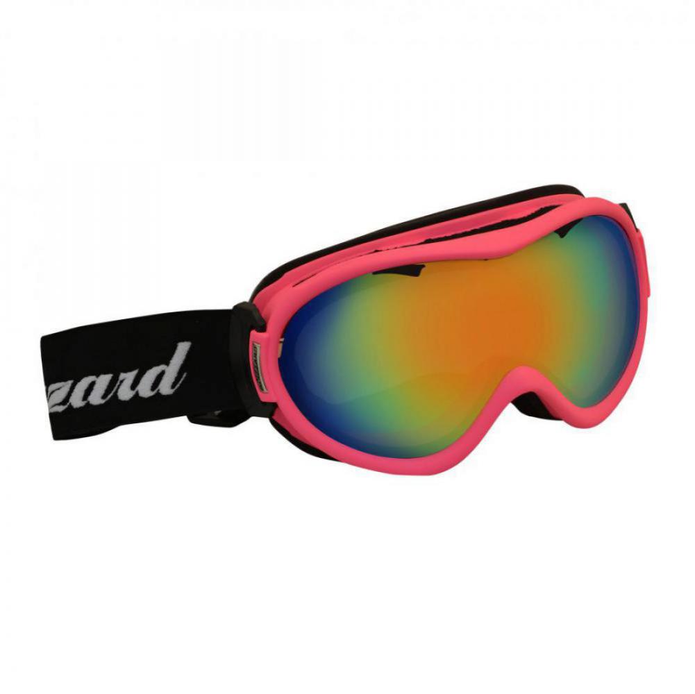 lyžařské brýle BLIZZARD Ski Gog. 919 MDAVZS, neon pink matt, rosa2, red revo, AKCE