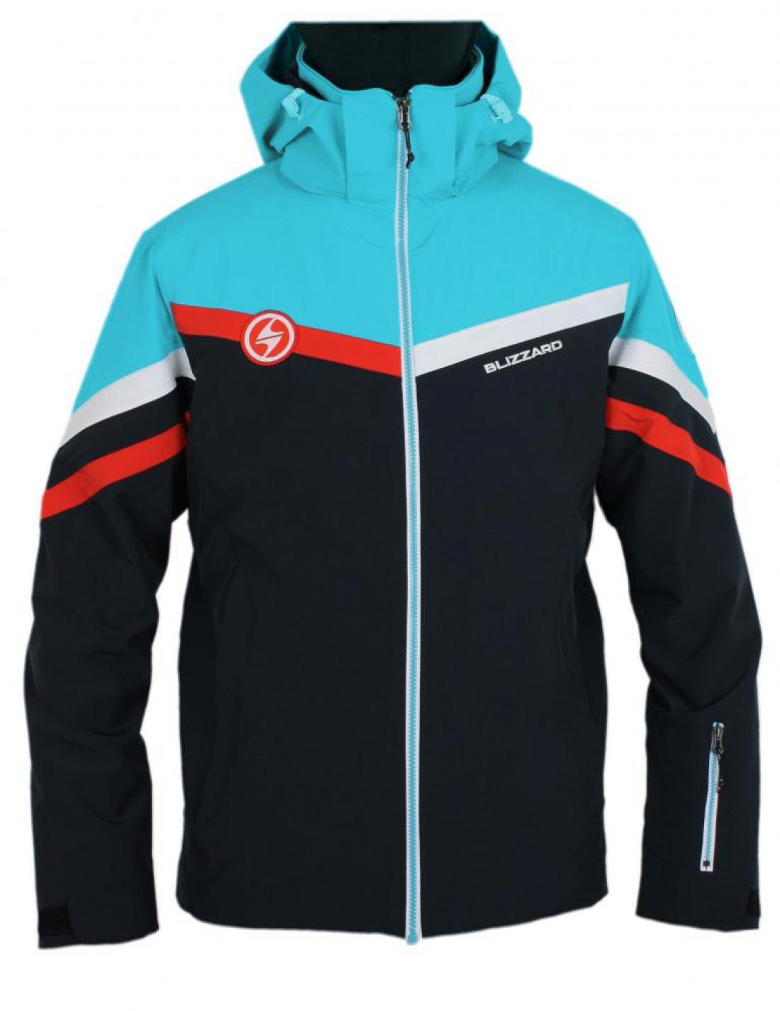 II. quality Ski Jacket Kitz, black/blue