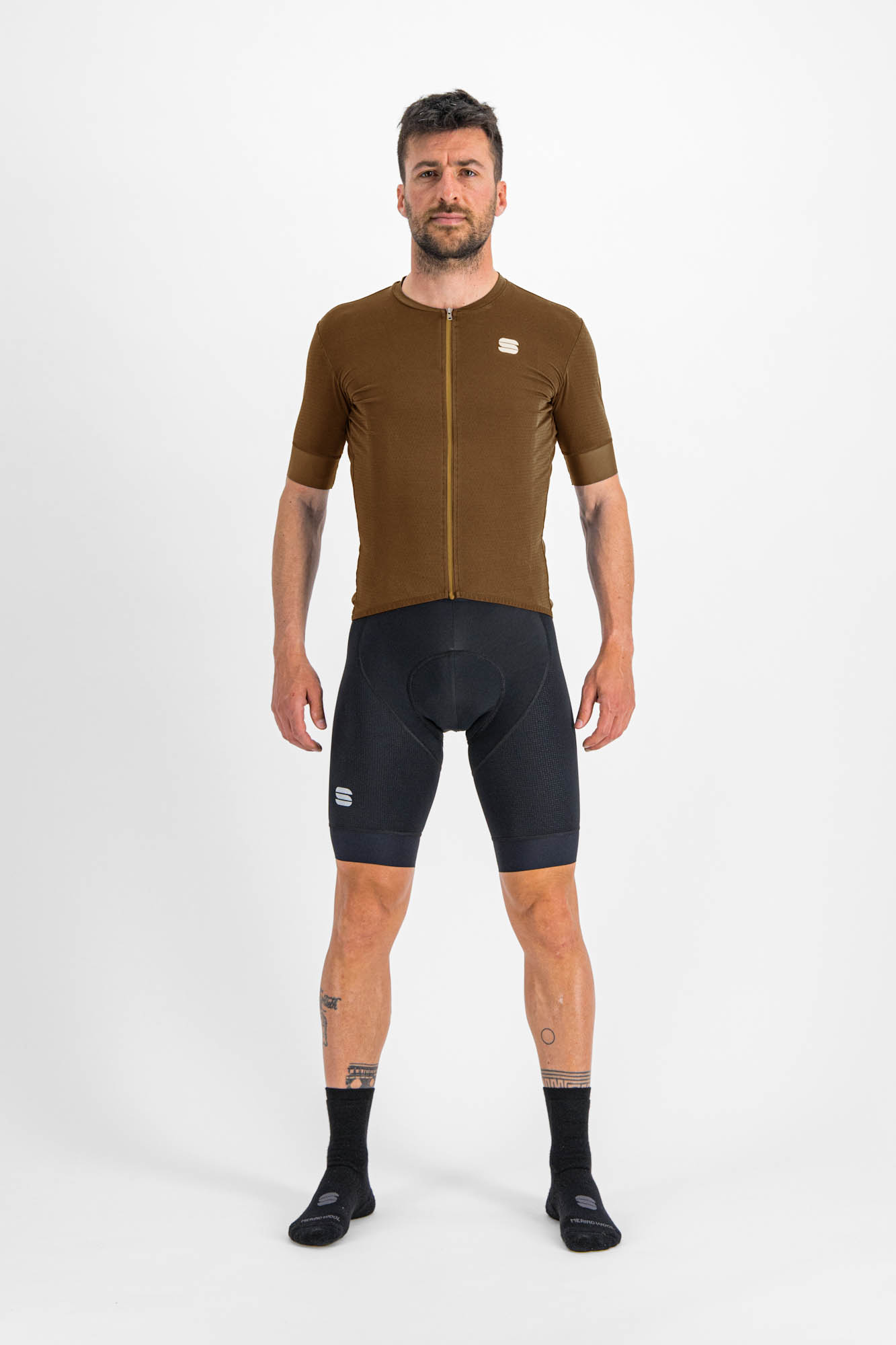 cyklistické oblečení SPORTFUL Monocrom jersey, liquorice