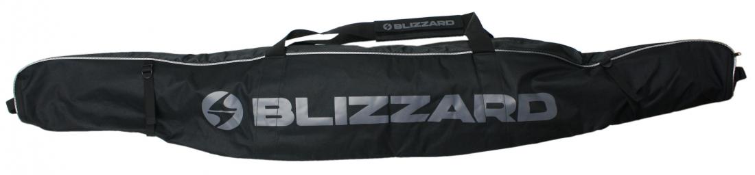 Ski bag Premium for 1 pair, black/silver, 165-185 cm