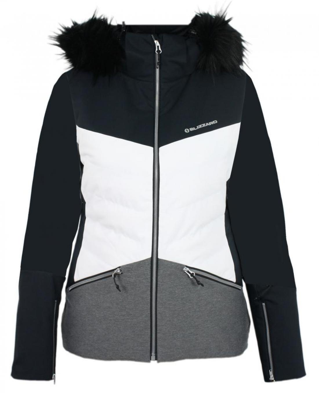 Viva Ski Jacket Grace, white/black/melange